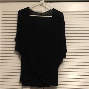 Black Oversized Blouse